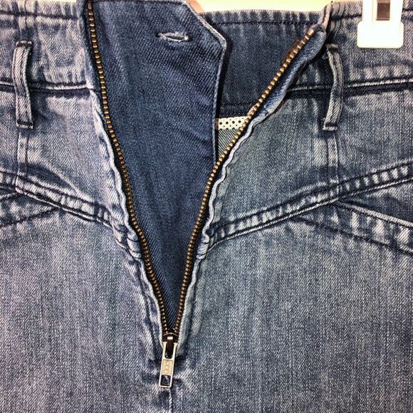 La Vie Rebecca Taylor Blue Denim Mini Skirt sz 27/Small - Picture 9 of 13